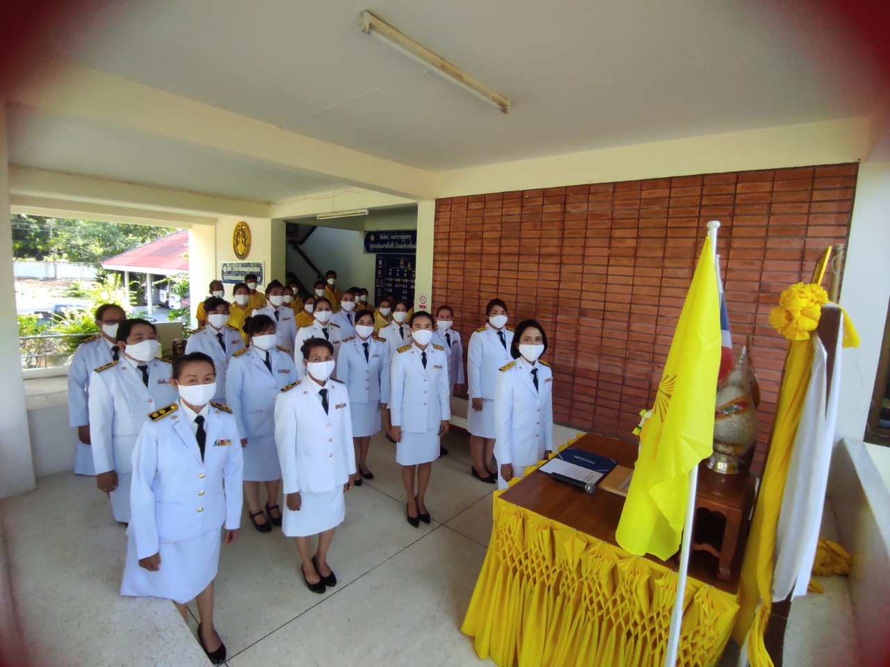 พิธีถวายพระพรชัยมงคล ถวายสัตย์ปฏิญาณฯ และลงนามถวายพระพร 