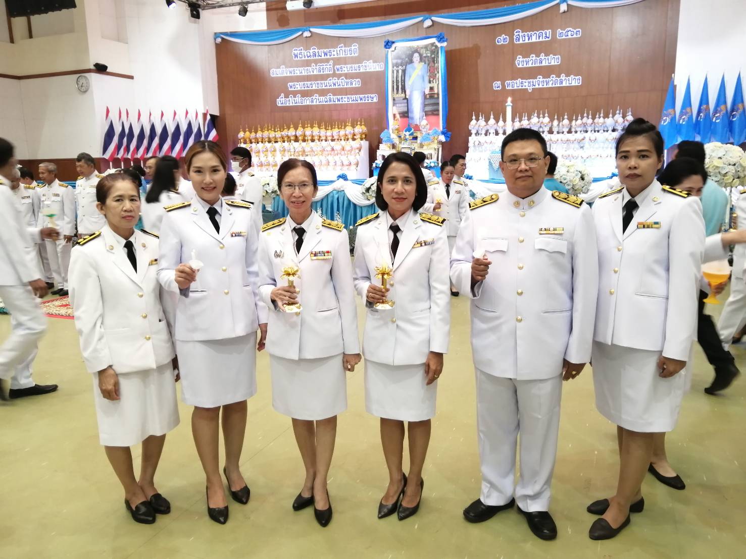 พิธีจุดเทียนชัยถวายพระพรชัยมงคล 12 สิงหาคม 2563