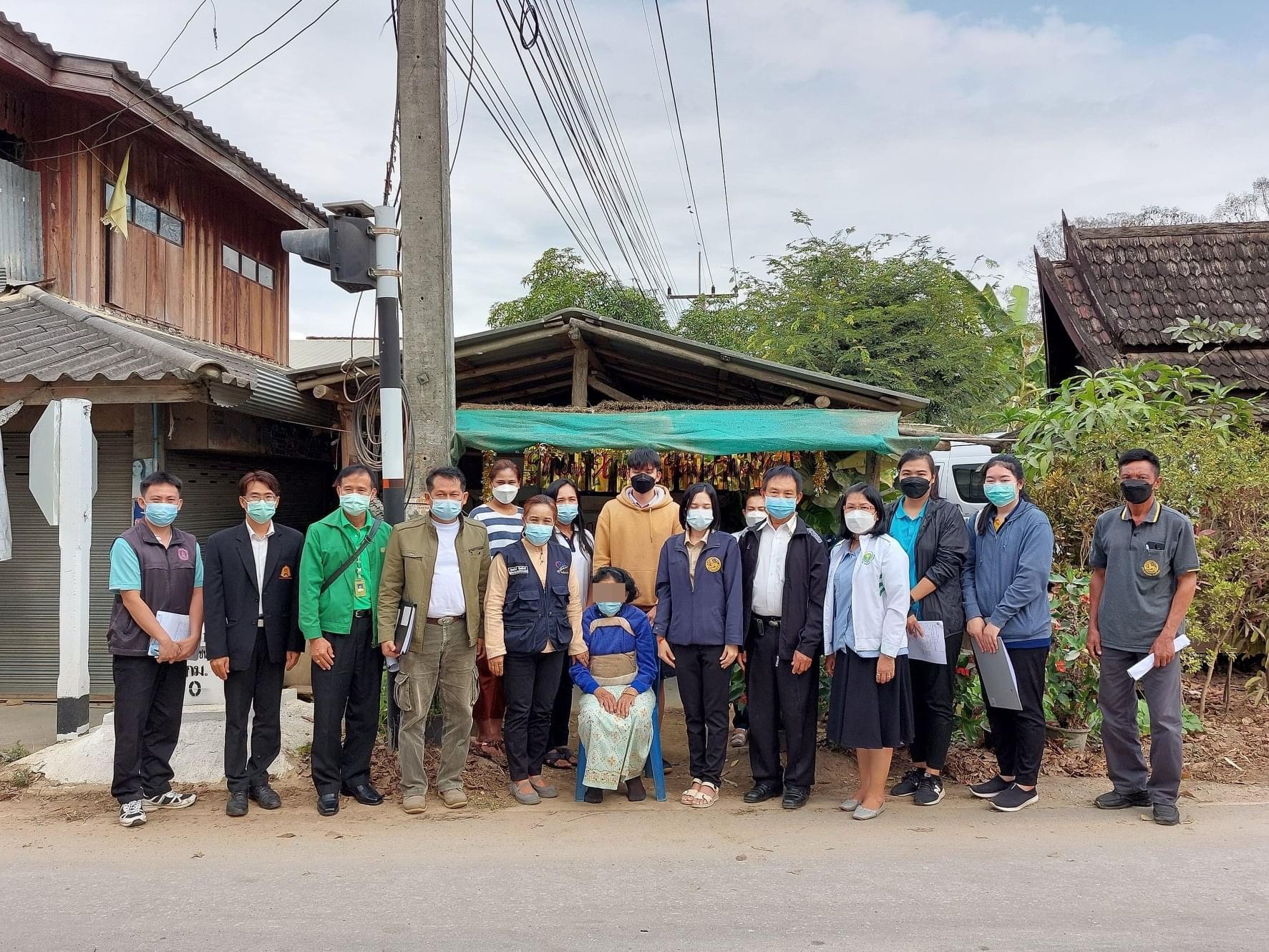 ลงพื้นที่เยี่ยมบ้านผู้สูงอายุ ร่วมกับศูนย์ดำรงธรรม