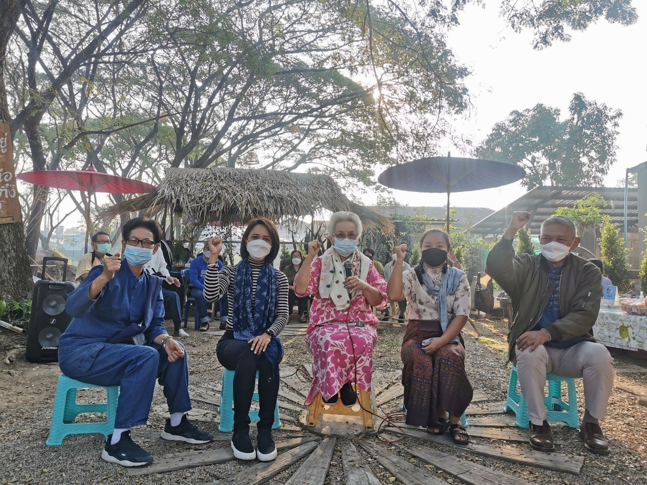 ส่งเสริมภูมิปัญญาผู้สูงอายุ กาดฮอมฮัก 