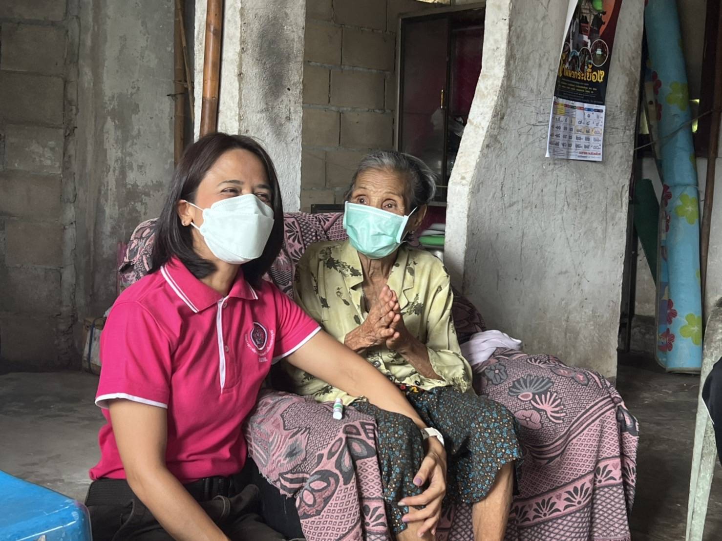 ลงพื้นที่เยี่ยมบ้านกลุ่มเปราะบาง  พื้นที่ตำบลแม่สุก อำเภอแจ้ห่ม จังหวัดลำปาง