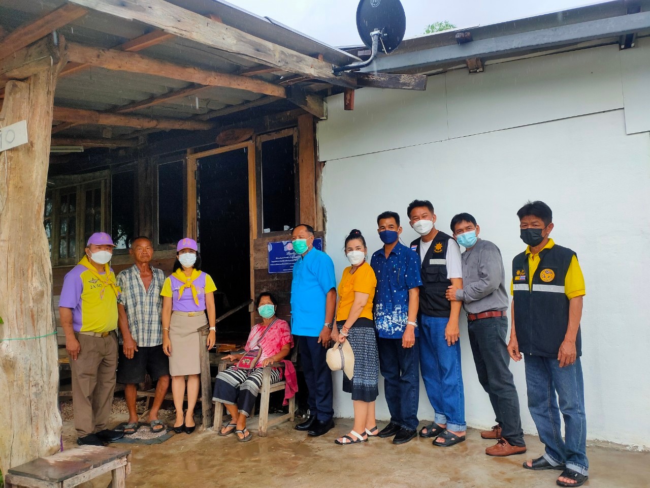 ลงพื้นที่มอบบ้าน พัฒนาคุณภาพชีวิตผู้สูงอายุ ในพื้นที่ตำบลดอนไฟ อำเภอแม่ทะ จังหวัดลำปาง 