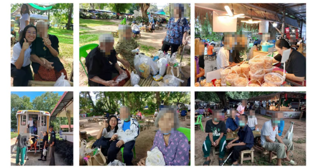 กิจกรรมอาสาพาแม่พ่อ เตียว แอ่ว กาด ม่วนใจไปวัด ชื่นชมธรรมชาติบ้านเฮา 