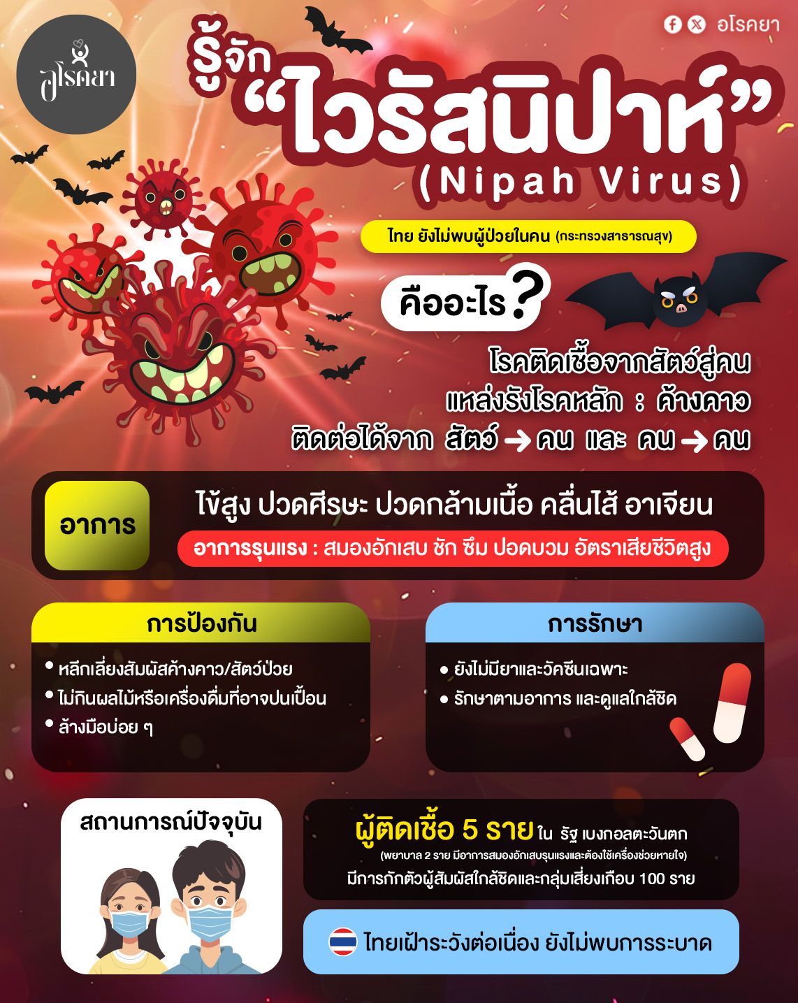 #ไวรัสนิปาห์ (Nipah Virus)???? คืออะไร?